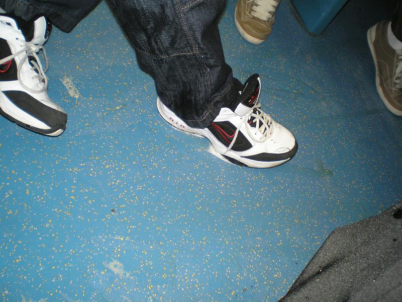 Spilt lager on train to Mol.JPG